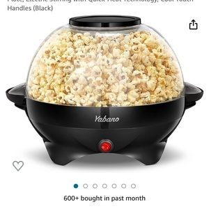 Yabano 6 Qt popcorn maker. Never used